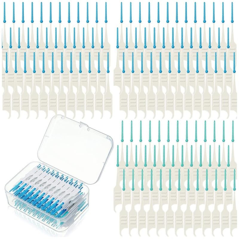 Baluue 200 Cepillos Interdentales PortáTiles Flexibles Para Limpieza Efectiva Entre