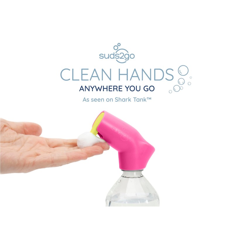 Suds2Go Refillable Caps, 2 Pack - Universal Fit Turns Most