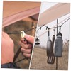 BIUDECO 1set Outdoor Camping Clothesline Strap Portable Multi-Function Drying Rope