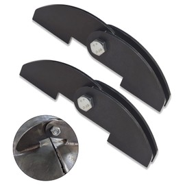 2 Pack Heavy Duty BBQ Smoker Hinge for BBQ Smoker Hinge Doors - Size: 8 X 2 1/4" DIY Parts Weld On Large 3/16 Plate Steel -Weld on-Black