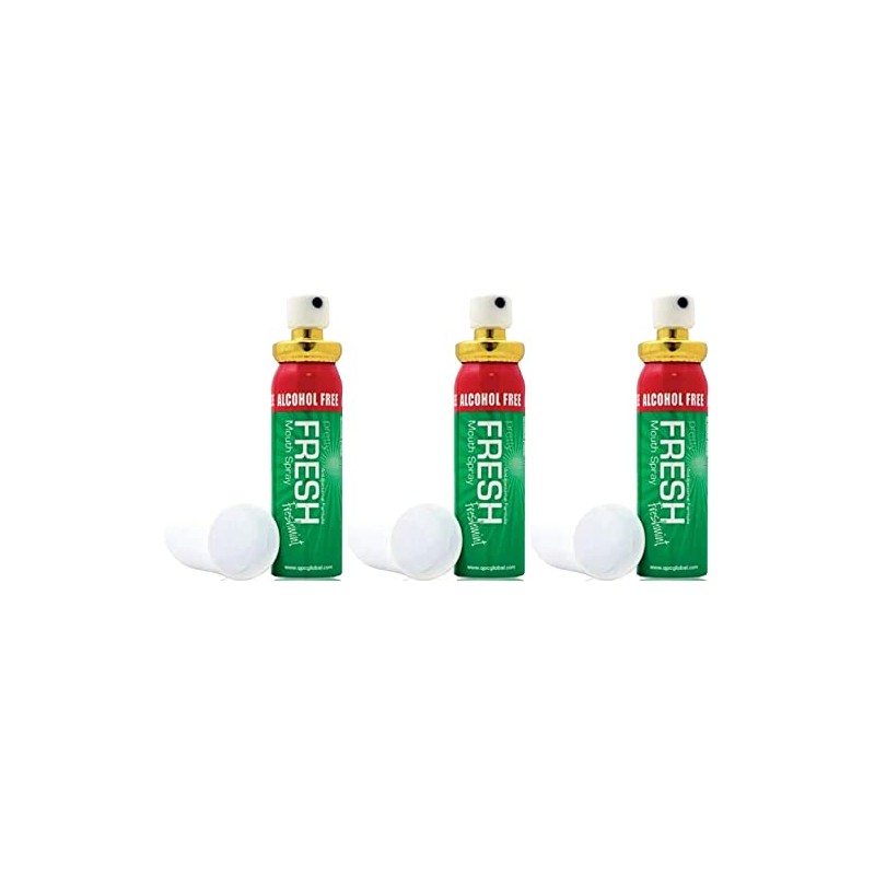 Breath Freshener Mint Alcohol Free Fresh Antibacterial Freshen Pck 4