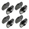 GRIRIW 4sets Sofa Couch Sectional Connectors Pin-Style Furniture Connector Buckle