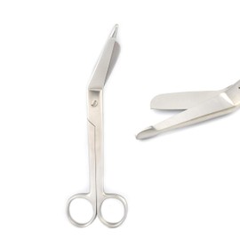 7.25 Inches Heavy Duty Nurse Doctor Lister Bandage Scissors Shears German Quality Stainless Steel (7.25")