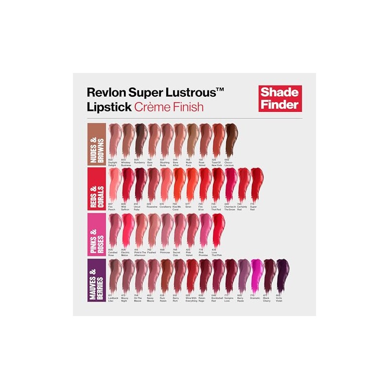 Revlon Super Lustrous Lipstick tono Black Cherry