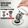 Bathroom Sink Drain Kit with Flexible Expandable Pipe: Odor-Free &