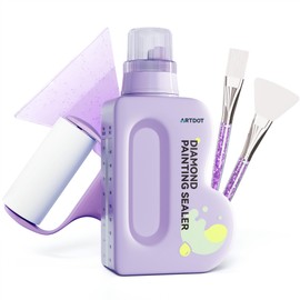 ARTDOT 480 ml Diamond Painting Sealer, Large Capacity Glue as Diamond Painting, Adult Accessories and Puzzle Glue, Transparent
