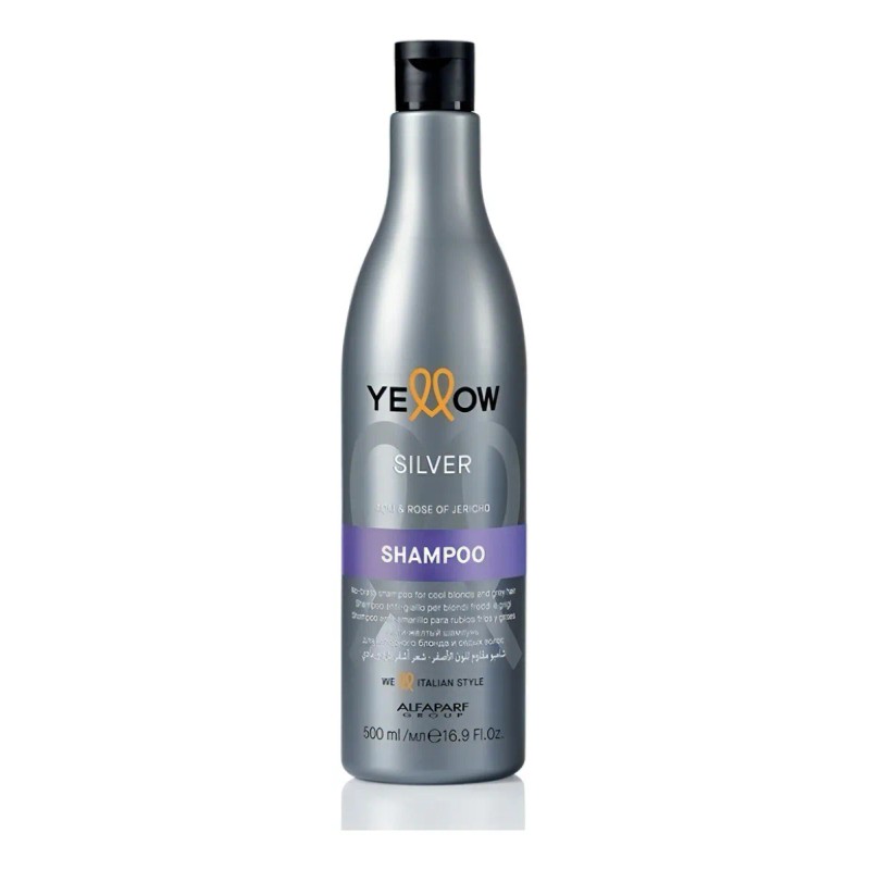 Shampoo Anti-amarillo Silver Yellow Rubio Frios Grises 500ml