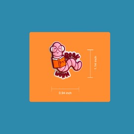 12Pcs Bookish Shoe Decoration Charms for Clog, Book Aesthetic Preppy Reading Charms Accessories for Women