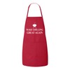 Make Grilling Great Again Funny Kitchen Chef Apron Father's Day