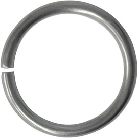 Stainless Steel Ring Silver 0.3 inch (8 mm), 0.5 inch (12 mm), 0.6 inch (15 mm), 0.8 inch (20 mm), Thickness 0.08 inch (2.0 mm), Pack of 50