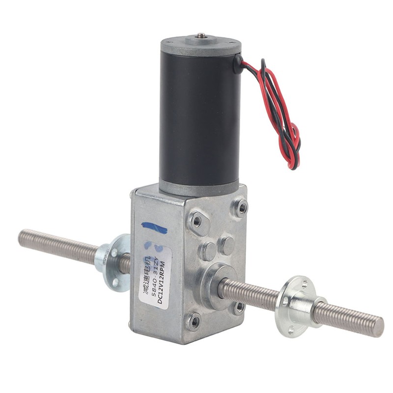 Worm Gear Motor Right and Left Hand Shaft Coaxial M8