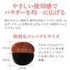 Portable, Slim Face Brush, Made in Japan, Compact Powder Brush