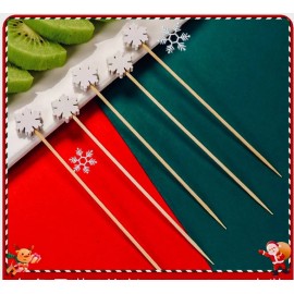 Unbranded Snowflake picks for baking, appetizers or bartending - 4.75 inches