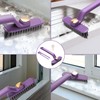 Rotating Crevice Cleaning Brush, Multi Function Crevice Brush Built-in Clamp