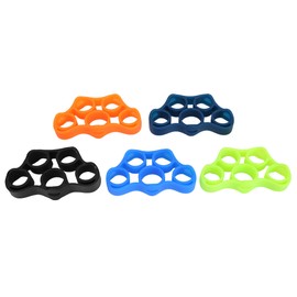 5 Colors Silicone Finger Gripper Strength Trainer Band Hand Yoga Stretcher Exercising Tool