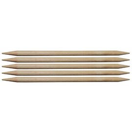 KNITPRO Basix Birch: Knitting Pins: Sets of 5. Double Ended: 20cm x 3.50mm, Birchwood Multi-Colour, 20 x 0.35 x 0.35 cm