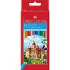 Faber-Castell 111212 - Buntstifte CASTLE Hexagonal, 12er Kartonetui