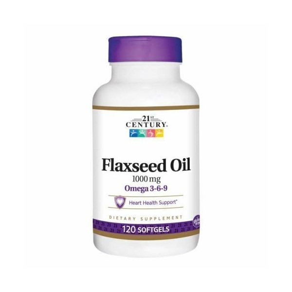 Flaxseed Oil 120 Softgels  by 21st Century