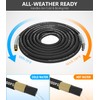 NAVOHEVEN 3/8" Pressure Washer Hose 50FT 4800 PSI, Kink Resistant