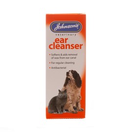 Johnson's Ear Cleanser for Dogs and Cats - Antibacterial, Wax Removal and Ear Hygiene - 50ml