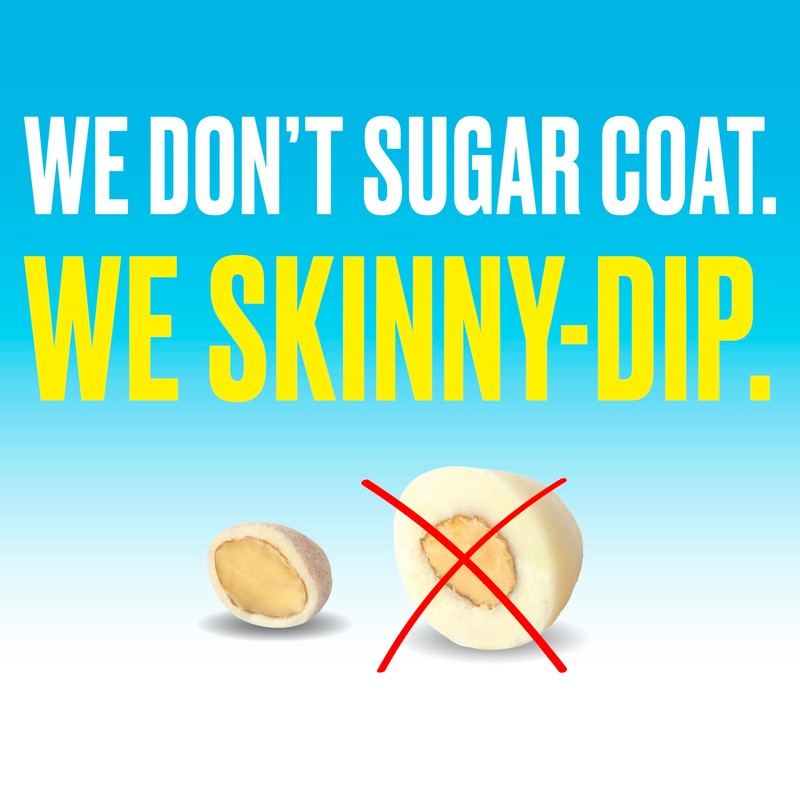 SkinnyDipped Lemon Bliss Almonds, Healthy Snack, Plant Protein, Gluten Free,