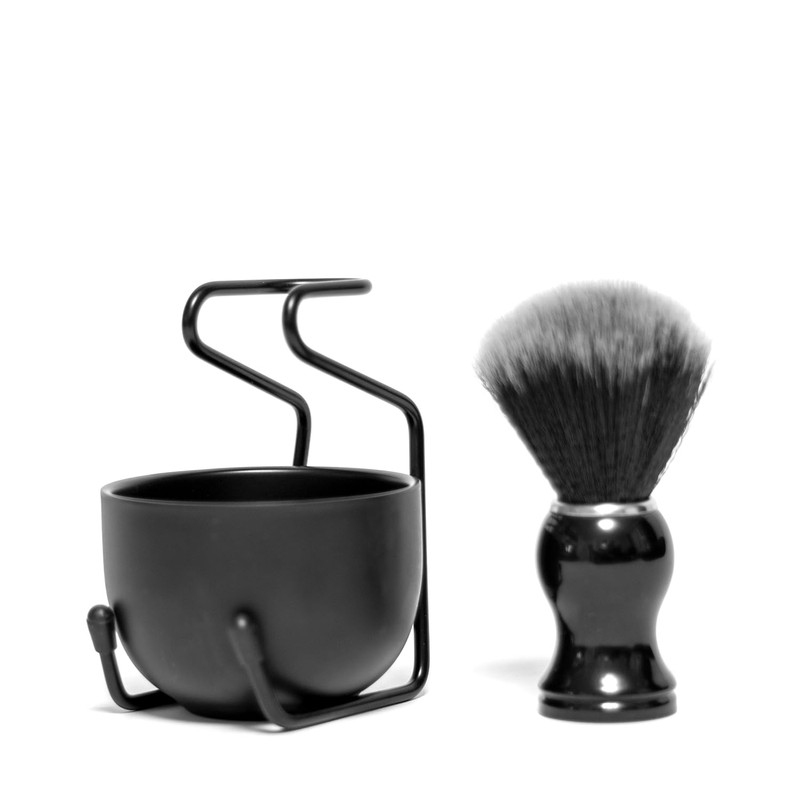 Stylish & Vegan Beard Shaving Brush Set Made of Badger