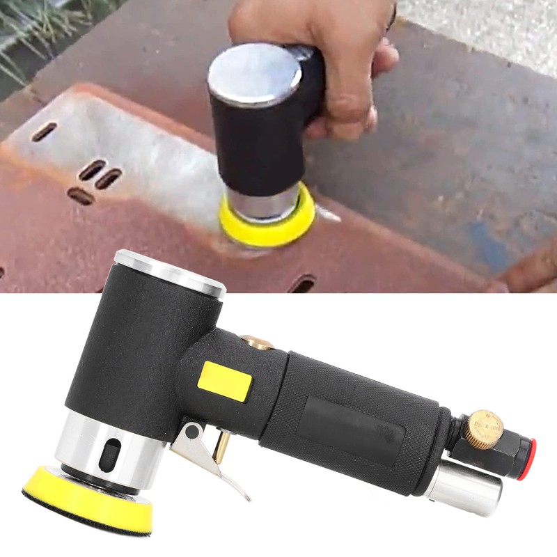 Air Orbital Sander Stable Performance Low Power Consumption Zinc Alloy