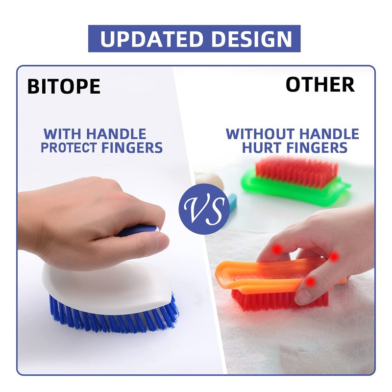 ITTAHO - Juego de 2 cepillos de limpieza resistentes con