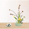 Kikkerland DIY Japanese Flower Arrangement, Mini Ikebana Kit Project, Ceramic