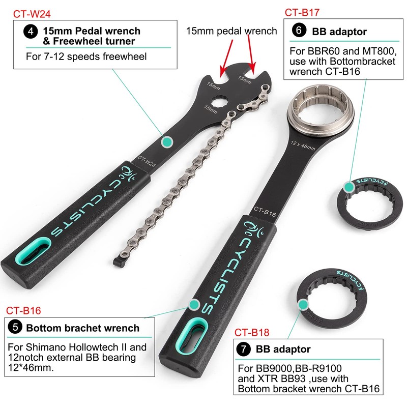 27 Piece Bike Tool Kit - Bike Tools Maintenance Repair
