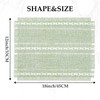 Privalace 18'' x 12'', Cotton Linen Placemats Set of 6