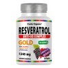 Resveratrol Anti-ox Complex Gold Antioxidante 30 Cápsulas sin sabor. Purely