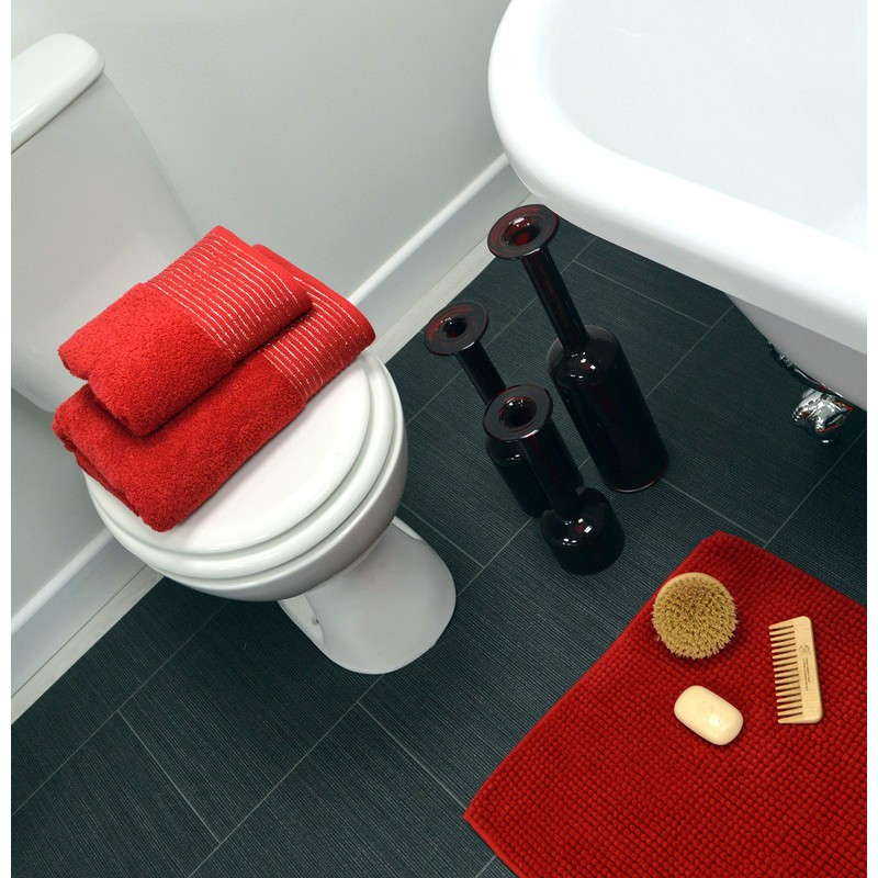 Allure Bath Fashions Sparkle Luxury Bath Sheet, Shimmering Metallic Edge,