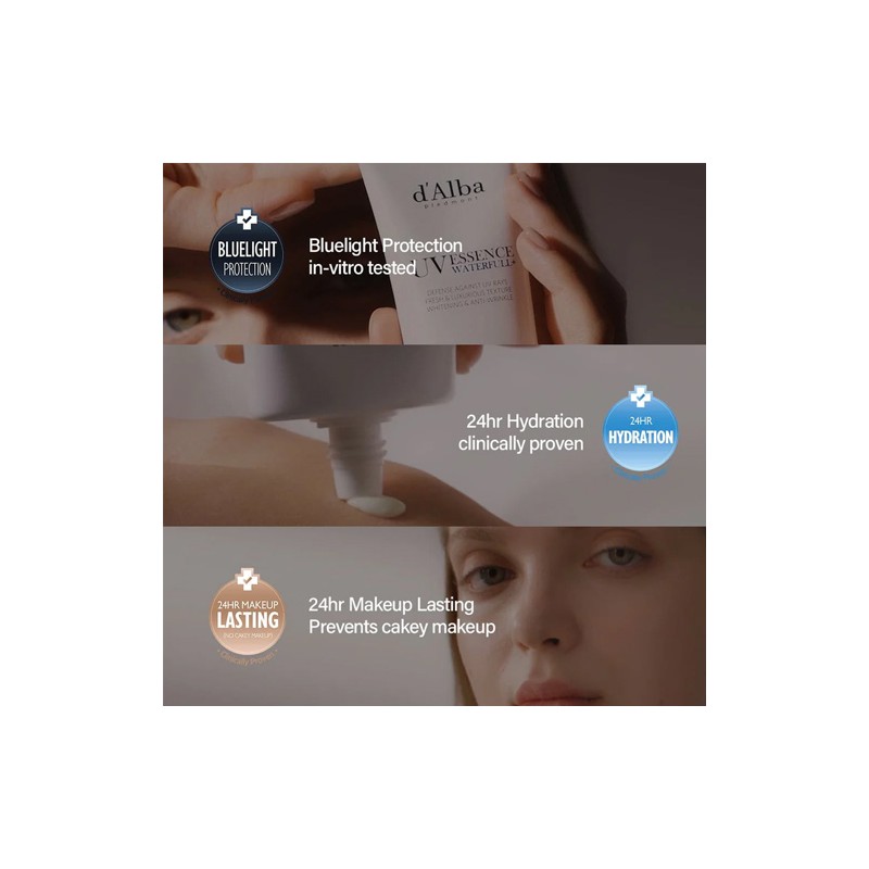 d'Alba [d'Alba]Waterfull Essence Sun Cream 50ml (Vegan)
