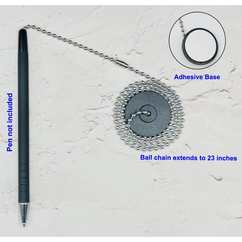 NOBO Pack of 2 Office secure Pen Holder Adhesive, With