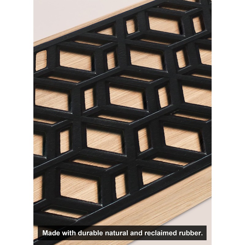 Rubber Stair Treads Non-Slip Outdoor 42”x10” (5-Pack) – Anti-Slip Step