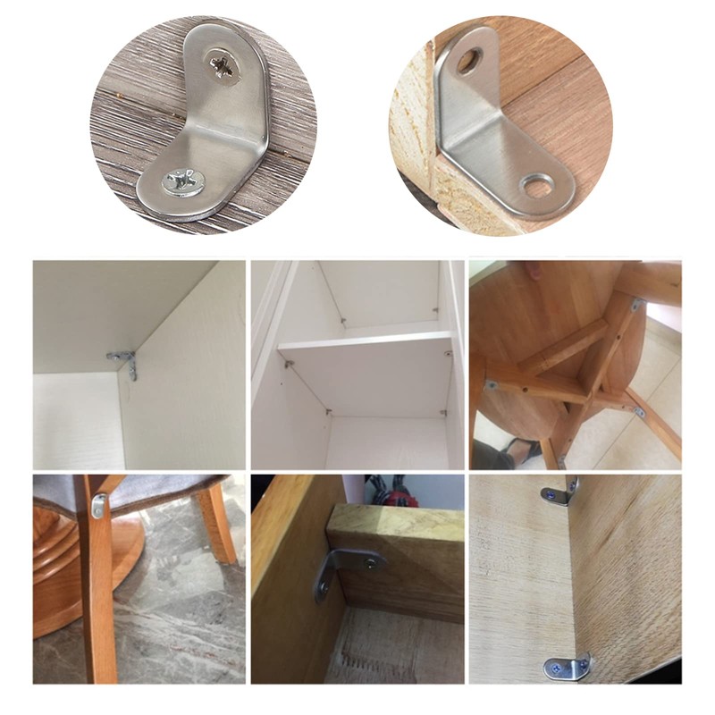 BuxiuGK Pack of 20 Angle Brackets 30 x 30 x