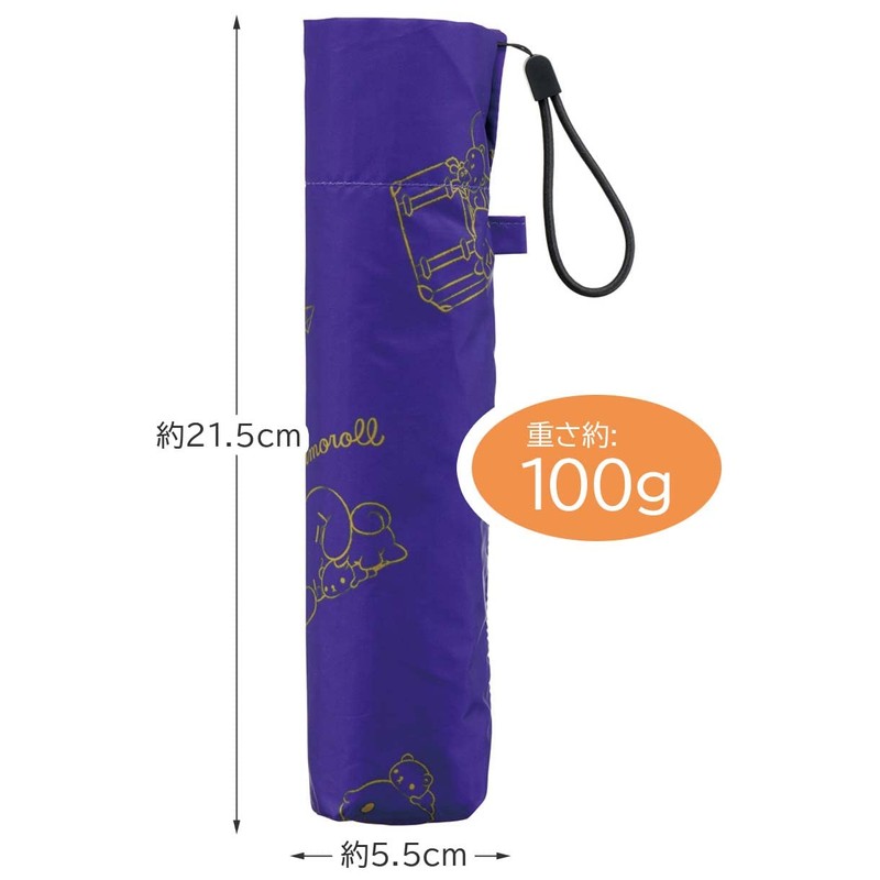 Skater UBUO50-A Sanrio Lightweight Folding Umbrella, 19.7 inches (50 cm),