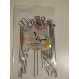 Hourglass Natural Hair Rollers Blue HGR 37mm/1.46in – Pack of 12