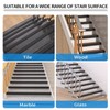 Elvone Stair Nosing, Rubber Edging Guard Trim Self Adhesive, Vinyl