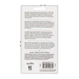 Speedball Art Products Basic - Juego de bolígrafos de caligrafía, color negro