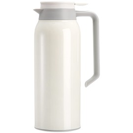 Hacaroa 50 Oz (1.5L) Stainless Steel Thermal Carafe, Double Walled Vacuum Coffee Carafe, Heat Retention Dispenser Insulated Water Pitcher for Home, Office, Outdoor and Restaurant Use