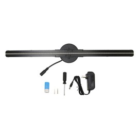 3D Hologram Fan 16.5in 2000x224 WiFi 3D Projector with 224 LED Light Beads for Business Store Advertising 100‑240V US Plug