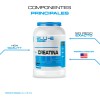 Creatina Blu-e Monohidratada 1k 200 Servicios Sabor Mango