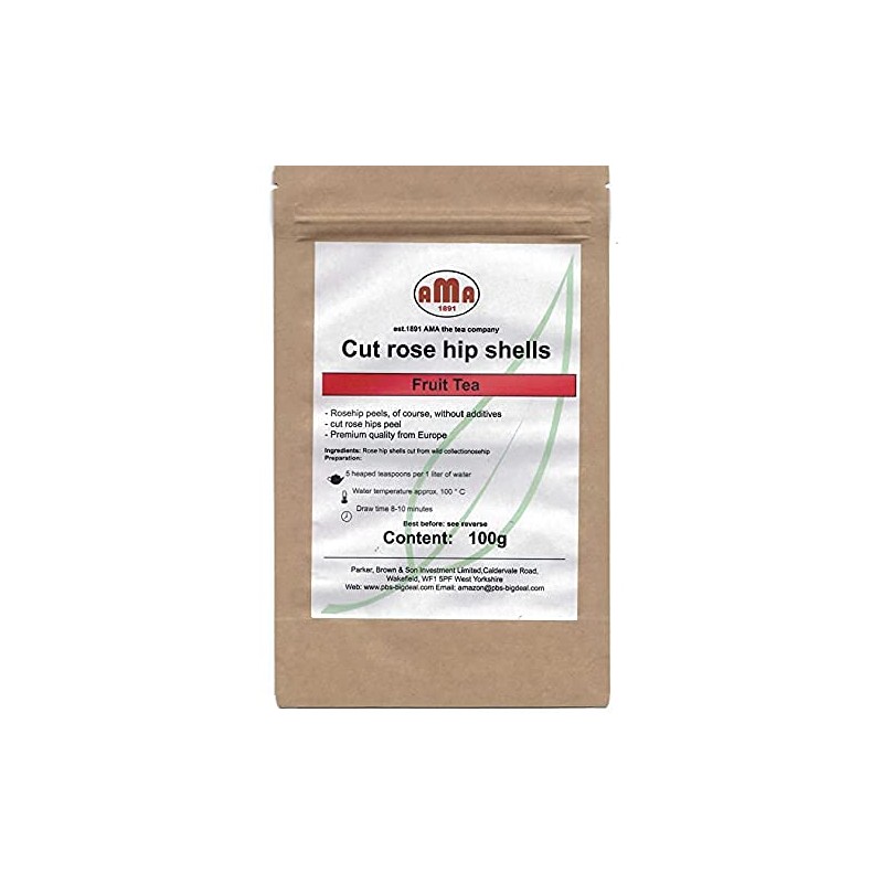 100g Rose hip shells cut Loose Leaf naturally pure without