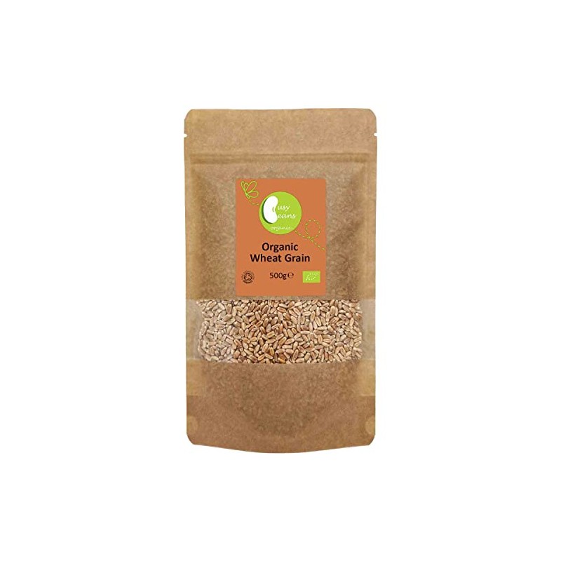 Organic Wheat Grain - Certified Organic - by Busy Beans