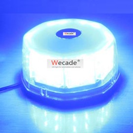 Wecade® 32 LED Truck Vehicle Car Roof Top Flash Strobe Emergency Warning Hazard Warning Light (Blue)