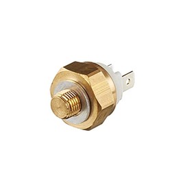 HELLA 6ZT 010 967-111 Temperature Switch, coolant warning lamp - Number of connectors: 2 - Normally Closed Contact - Outer Thread: 10mm - Thread Pitch: 1mm