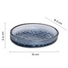 Cornflower Blue Glass Soap Dish