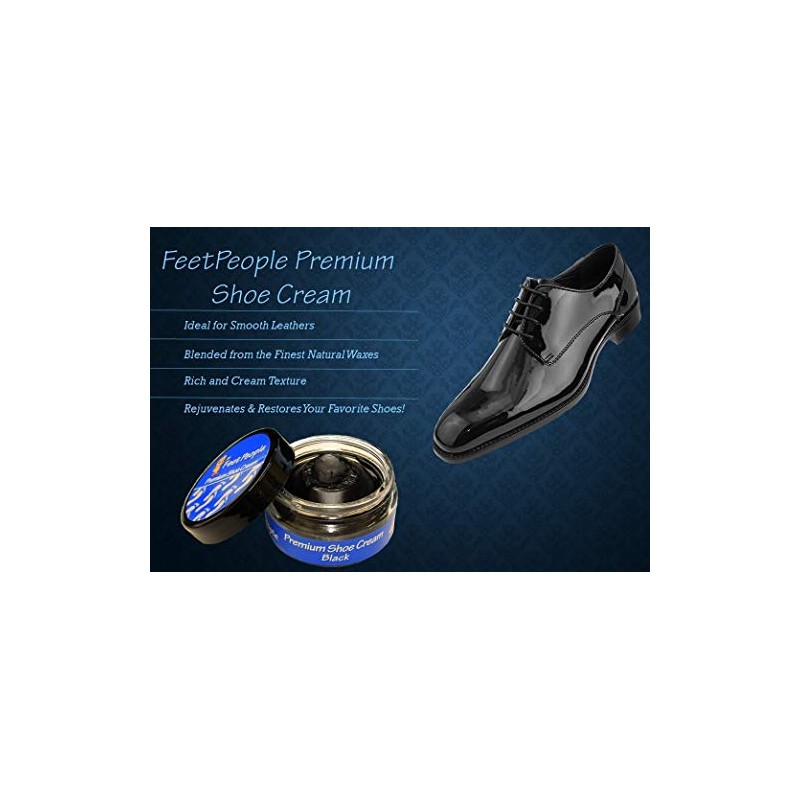 FeetPeople Premium Shoe Cream 1.5 oz, Grey